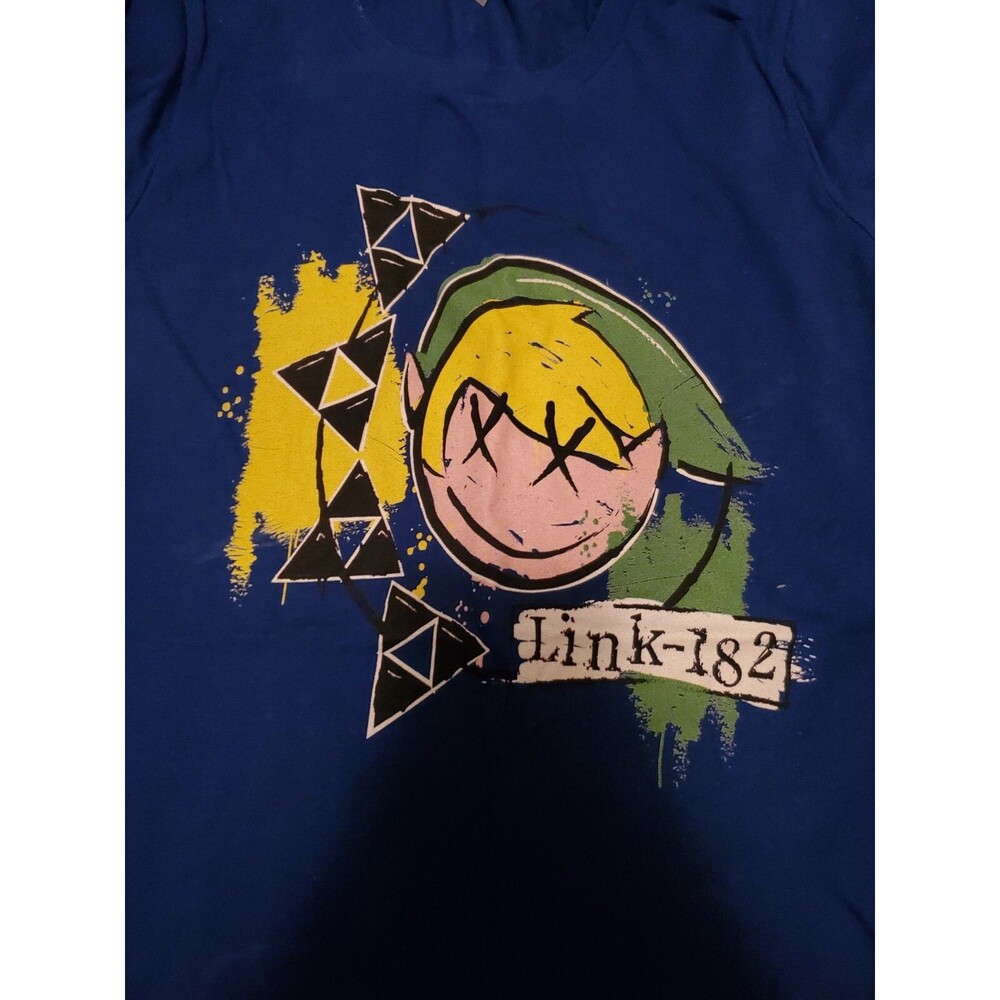 Link 182 Zelda Blink 182 Parody T shirt